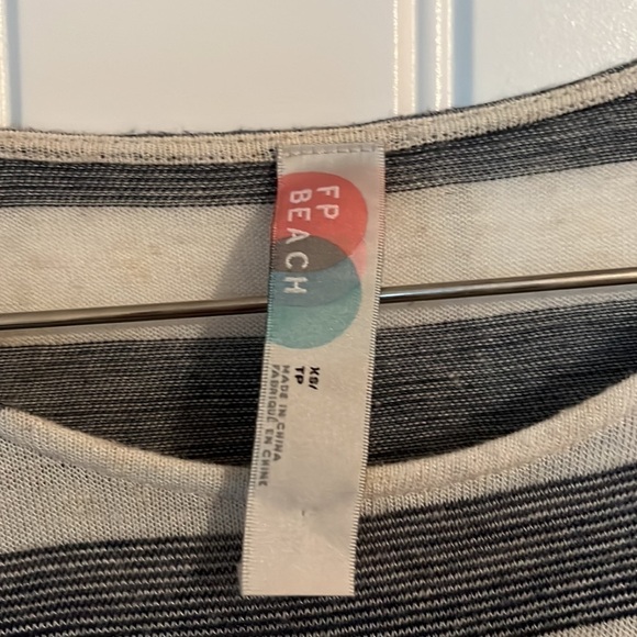 Free People Beach Go Lightly Strip Knot Linen Maxi dress - Picture 6 of 8